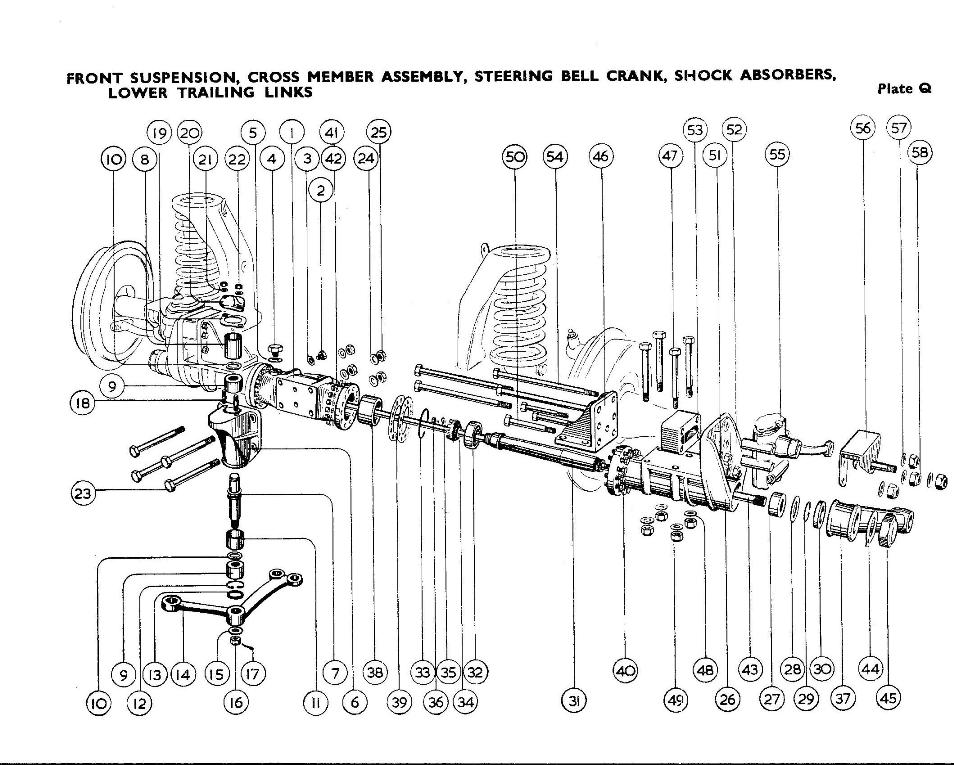 Front Suspension, Cross Member Assembly